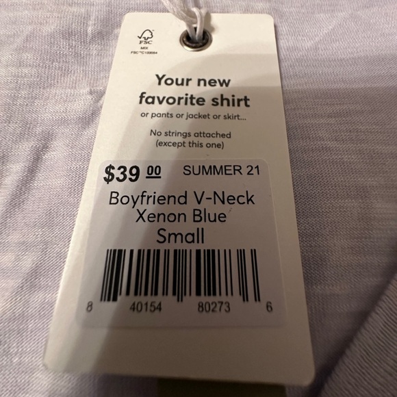 Marine Layer Soft Gray V-Neck Tee - Picture 7 of 10